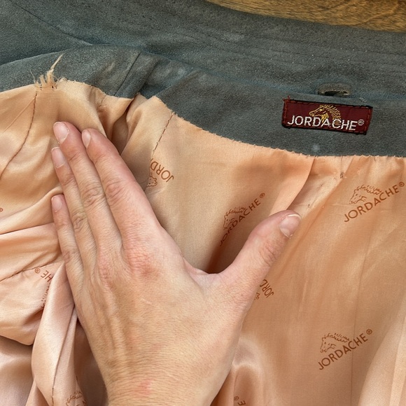 Jordache Vintage Suede Grey Chore Jacket - Picture 12 of 12